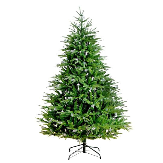 6Ft Pre-Lit Luxembourg Pine Artificial Christmas Tree, Multicolor Lights By Nearly Natural in Green | 6 ft | Michaels®